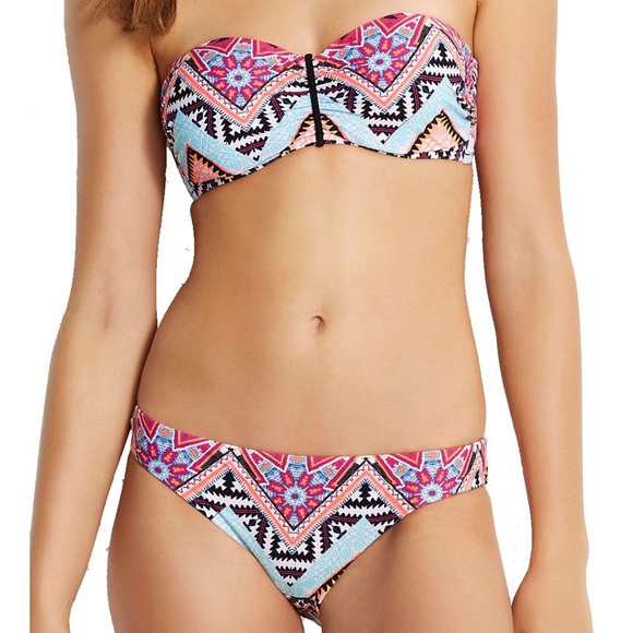 Seafolly Other - Seafolly•Sahara Nights Bandeau Bikini